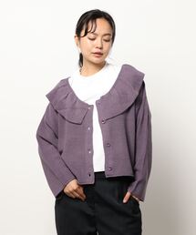 ehka sopo | ラッフルカーディガン(カーディガン/ボレロ)