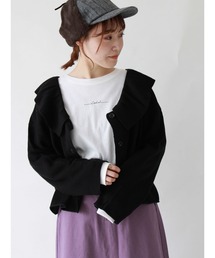 ラッフルカーディガン