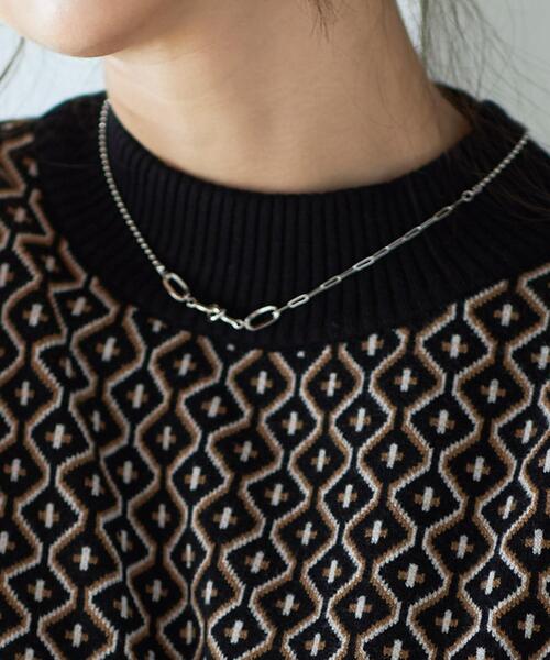 INGNI（イング）の「ランダムチェーンネックレス（ネックレス・レディース・シルバー/ゴールド・ONE SIZE）」の2枚目の写真