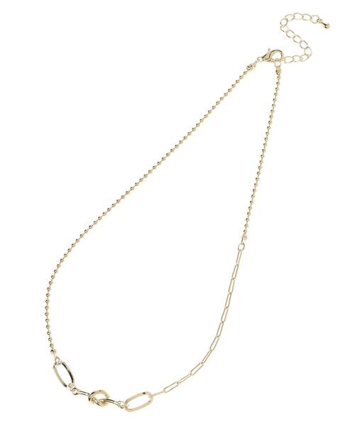 INGNI（イング）の「ランダムチェーンネックレス（ネックレス・レディース・シルバー/ゴールド・ONE SIZE）」の3枚目の写真