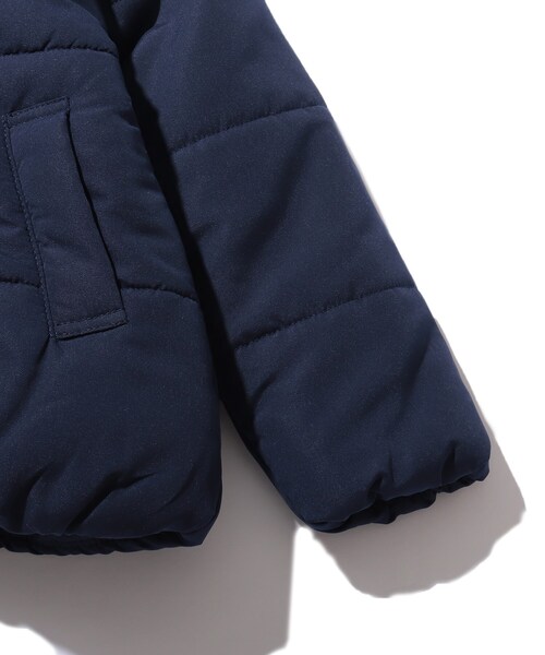 SHOO・LA・RUE（シューラルー）の「◆【90-150cm】撥水中綿リボン使いブルゾン（ダウンジャケット/コート・キッズ・ネイビー/ピンク系・11/10/12/15 /13/14/09）」の7枚目の写真
