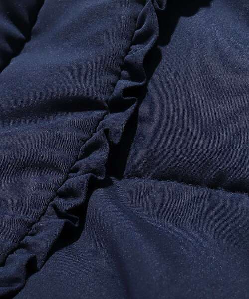 SHOO・LA・RUE（シューラルー）の「◆【90-150cm】撥水中綿リボン使いブルゾン（ダウンジャケット/コート・キッズ・ネイビー/ピンク系・11/10/12/15 /13/14/09）」の9枚目の写真