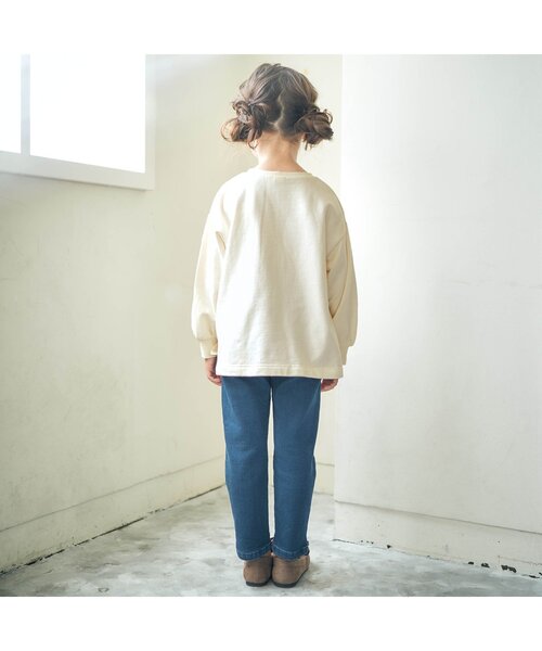 apres les cours(アプレレクール)の「アソートギャザースリーブTシャツ(Tシャツ/カットソー・キッズ・アイボリー/ベージュ・80/120/110/100/130/90/140)」の4枚目の写真