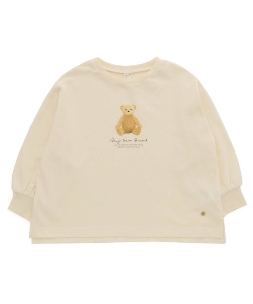 apres les cours(アプレレクール)の「アソートギャザースリーブTシャツ(Tシャツ/カットソー・キッズ・アイボリー/ベージュ・80/120/110/100/130/90/140)」の6枚目の写真