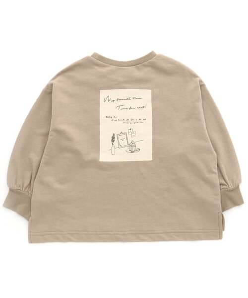 apres les cours(アプレレクール)の「アソートギャザースリーブTシャツ(Tシャツ/カットソー・キッズ・アイボリー/ベージュ・80/120/110/100/130/90/140)」の8枚目の写真