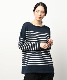 Lugnoncure | パネルボーダーニット(ニット/セーター)