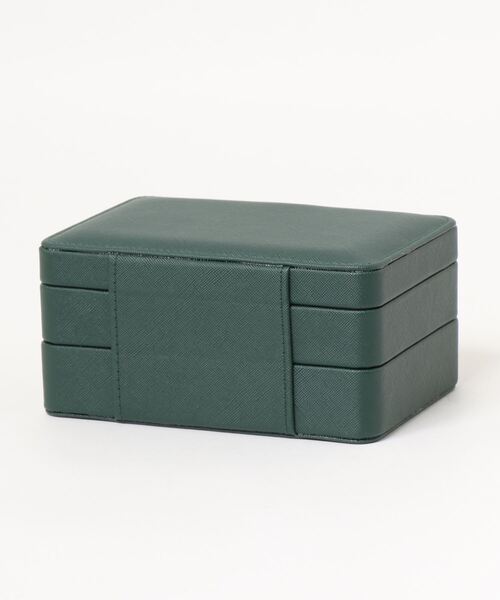 VitaFelice（ヴィータフェリーチェ）の「2段ジュエリーボックス（収納グッズ・レディース・ホワイト/ピンク/グリーン/ネイビー・FREE）」の8枚目の写真