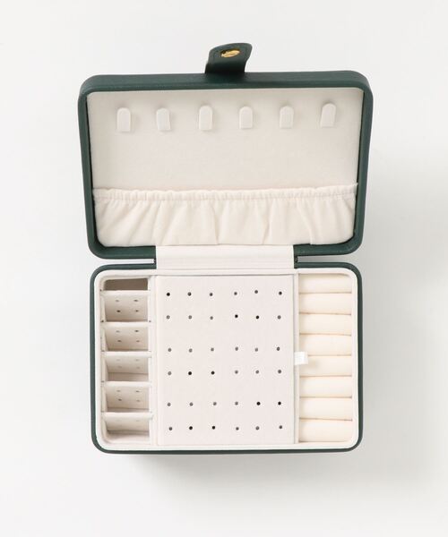 VitaFelice（ヴィータフェリーチェ）の「2段ジュエリーボックス（収納グッズ・レディース・ホワイト/ピンク/グリーン/ネイビー・FREE）」の6枚目の写真