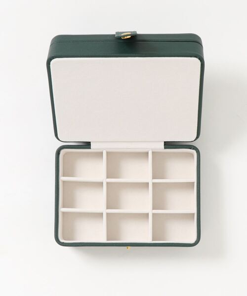 VitaFelice（ヴィータフェリーチェ）の「2段ジュエリーボックス（収納グッズ・レディース・ホワイト/ピンク/グリーン/ネイビー・FREE）」の7枚目の写真