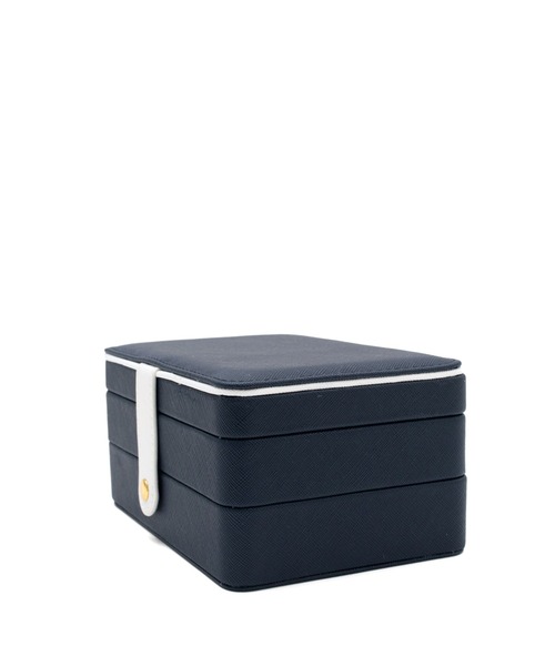 VitaFelice（ヴィータフェリーチェ）の「2段ジュエリーボックス（収納グッズ・レディース・ホワイト/ピンク/グリーン/ネイビー・FREE）」の13枚目の写真