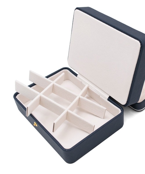 VitaFelice（ヴィータフェリーチェ）の「2段ジュエリーボックス（収納グッズ・レディース・ホワイト/ピンク/グリーン/ネイビー・FREE）」の21枚目の写真