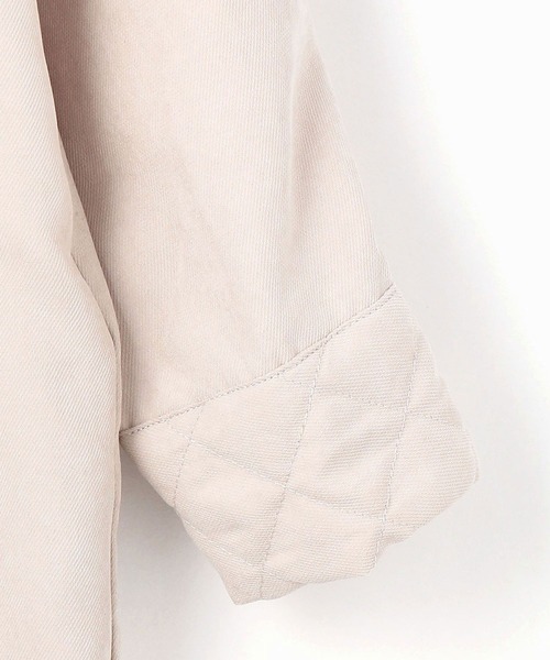 NICOLE white（ニコルホワイト）の「キルティング使いブザムワンピース（ワンピース・レディース・ブラック/ブルー/ライトグレー・FREE）」の14枚目の写真