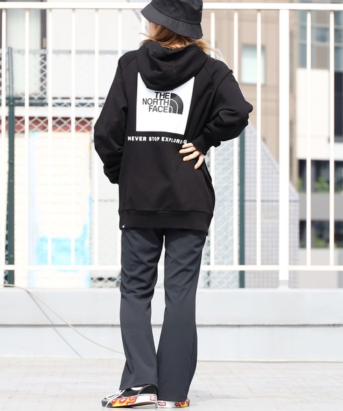 THE NORTH FACE(ザノースフェイス)の「【日本未発売!!】THE NORTH FACE/ザ・ノースフェイス Men's Raglan boxlogo Hoodie ワンポイントロゴ バックグラフィック フーディー(パーカー・メンズ・ブラック/ブラック系その他・S/M/L/XL)」の18枚目の写真