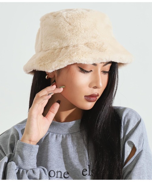 LATINA（ラティーナ）の「エコファーバケットハット（ハット
