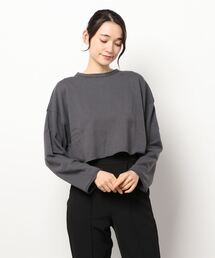 ehka sopo | ショート丈スウェット(スウェット)