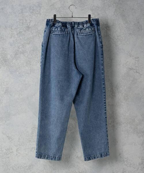 TIMELY WARNING(タイムリーワーニング)の「Timely Warning / ケミカルウォッシュ 2タックデニムパンツ(その他パンツ・メンズ・ブラック/ブルー・MEDIUM/LARGE)」の12枚目の写真