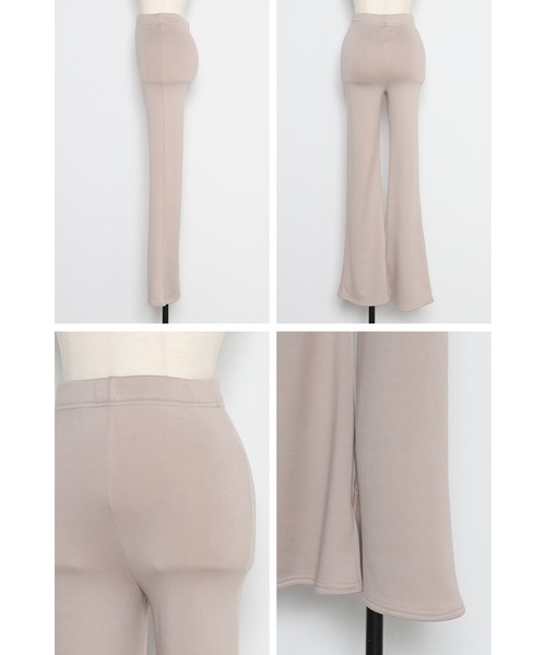 Bonjour Sagan（ボンジュールサガン）の「サイドスリット裏起毛レギンスパンツ（その他パンツ・レディース・ブラック/ベージュ・FREE）」の16枚目の写真