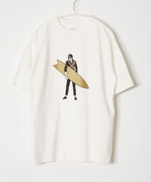 CAL O LINE（キャルオーライン）の「CAL O LINE /キャルオーライン　KING OF POP PRINT-T(COMFORT) キングオブポッププリントティー　CL221-071（Tシャツ/カットソー・メンズ・ホワイト・LARGE/X-LARGE）」の2枚目の写真