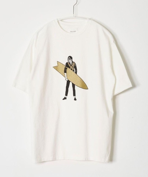 CAL O LINE（キャルオーライン）の「CAL O LINE /キャルオーライン　KING OF POP PRINT-T(COMFORT) キングオブポッププリントティー　CL221-071（Tシャツ/カットソー・メンズ・ホワイト・LARGE/X-LARGE）」の4枚目の写真