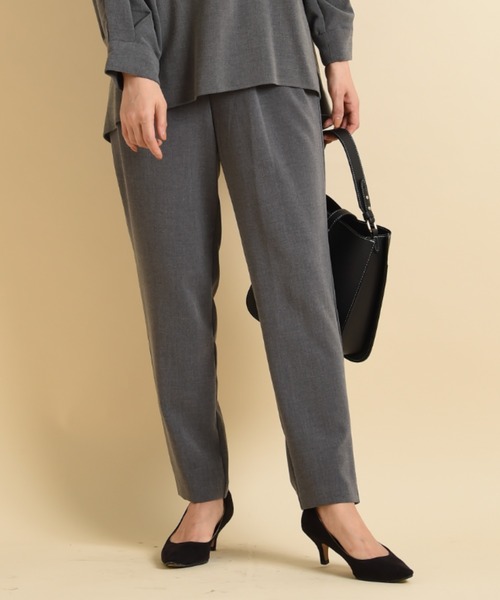 INTERPLANET（インタープラネット）の「【ａｎａｎａ】テーパードパンツ（その他パンツ・レディース・ブラック/ベージュ/オレンジ/ミント/グレー・FREE）」の2枚目の写真