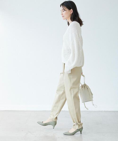 green label relaxing（グリーンレーベルリラクシング）の「パラシュート グルカ パンツ（その他パンツ・レディース・ベージュ/ライム・38/36）」の5枚目の写真