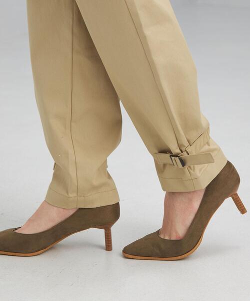 green label relaxing（グリーンレーベルリラクシング）の「パラシュート グルカ パンツ（その他パンツ・レディース・ベージュ/ライム・38/36）」の17枚目の写真