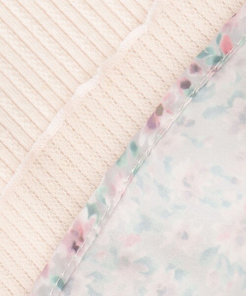 ANY（エニィ）の「花柄ペプラムプルオーバー（スウェット・キッズ・アイボリー系/ネイビー系/ライラック系・100/110/120/130）」の15枚目の写真