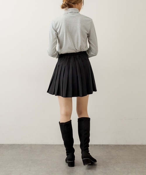 OLIVE des OLIVE(オリーブデオリーブ)の「プリーツミニスカート(スカート・レディース・ブラウン/ブラック/ベージュ/ライトブラウン・FREE)」の10枚目の写真