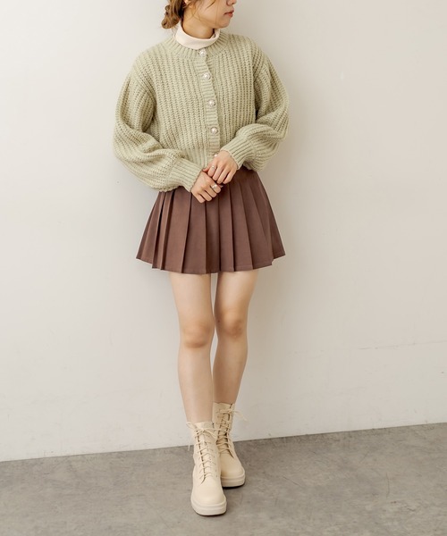 OLIVE des OLIVE(オリーブデオリーブ)の「プリーツミニスカート(スカート・レディース・ブラウン/ブラック/ベージュ/ライトブラウン・FREE)」の16枚目の写真