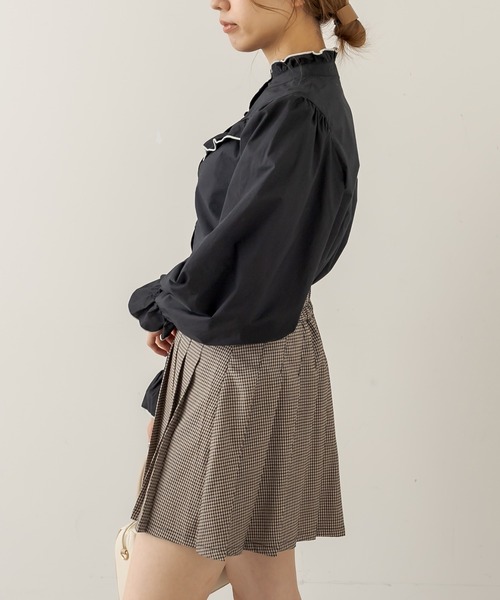 OLIVE des OLIVE(オリーブデオリーブ)の「プリーツミニスカート(スカート・レディース・ブラウン/ブラック/ベージュ/ライトブラウン・FREE)」の19枚目の写真