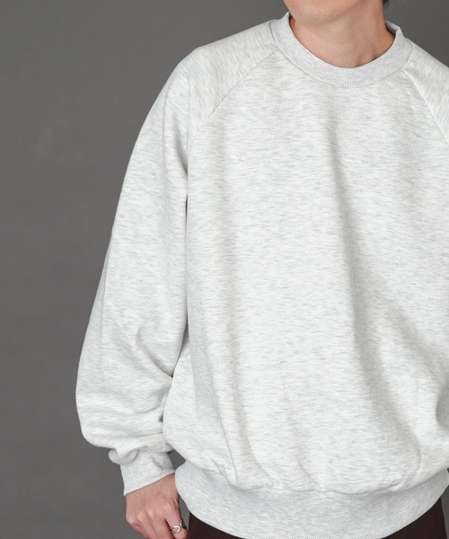 SENSE OF PLACE by URBAN RESEARCH（センスオブプレイスバイアーバンリサーチ）の「ウラキモウスフレスウェットシャツ（スウェット・メンズ・ライトブルー/グリーン/ライトグレー/ブラック・MEDIUM/LARGE/X-LARGE）」の3枚目の写真