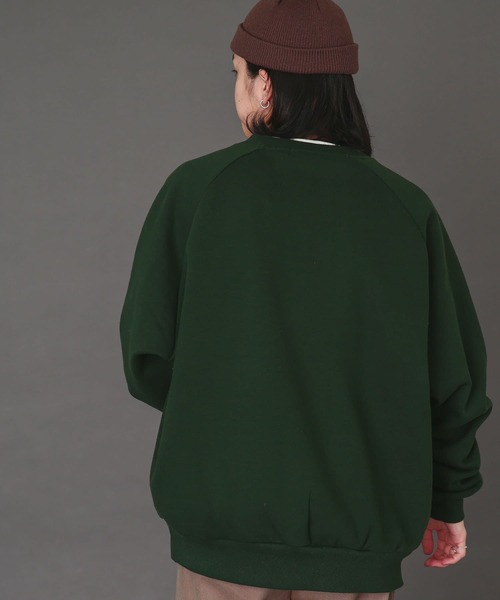 SENSE OF PLACE by URBAN RESEARCH（センスオブプレイスバイアーバンリサーチ）の「ウラキモウスフレスウェットシャツ（スウェット・メンズ・ライトブルー/グリーン/ライトグレー/ブラック・MEDIUM/LARGE/X-LARGE）」の6枚目の写真