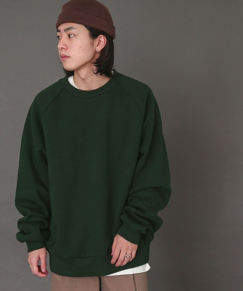 SENSE OF PLACE by URBAN RESEARCH（センスオブプレイスバイアーバンリサーチ）の「ウラキモウスフレスウェットシャツ（スウェット・メンズ・ライトブルー/グリーン/ライトグレー/ブラック・MEDIUM/LARGE/X-LARGE）」の7枚目の写真