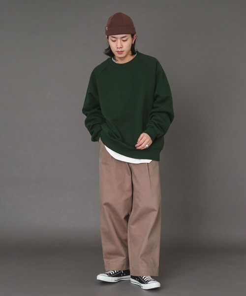 SENSE OF PLACE by URBAN RESEARCH（センスオブプレイスバイアーバンリサーチ）の「ウラキモウスフレスウェットシャツ（スウェット・メンズ・ライトブルー/グリーン/ライトグレー/ブラック・MEDIUM/LARGE/X-LARGE）」の8枚目の写真