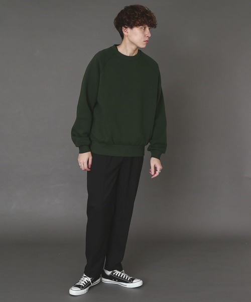 SENSE OF PLACE by URBAN RESEARCH（センスオブプレイスバイアーバンリサーチ）の「ウラキモウスフレスウェットシャツ（スウェット・メンズ・ライトブルー/グリーン/ライトグレー/ブラック・MEDIUM/LARGE/X-LARGE）」の13枚目の写真