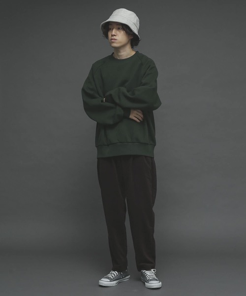 SENSE OF PLACE by URBAN RESEARCH（センスオブプレイスバイアーバンリサーチ）の「ウラキモウスフレスウェットシャツ（スウェット・メンズ・ライトブルー/グリーン/ライトグレー/ブラック・MEDIUM/LARGE/X-LARGE）」の17枚目の写真