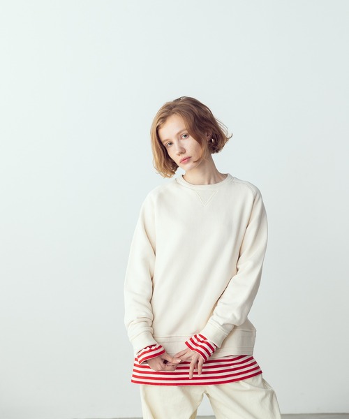 フリーダムスリーブスウェットプルオーバー