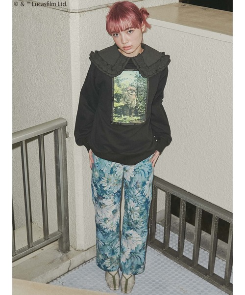 merry jenny（メリージェニー）の「【STAR WARS】Ewok / スウェットプルオーバー（Tシャツ/カットソー・レディース・ブラック/オフホワイト・FREE）」の20枚目の写真