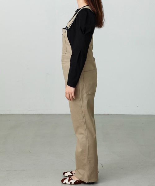 MILKFED.（ミルクフェド）の「OVERALL（つなぎ/オールインワン・レディース・ブラック/ベージュ/ブラウン/オリーブ・S/M/XS）」の9枚目の写真