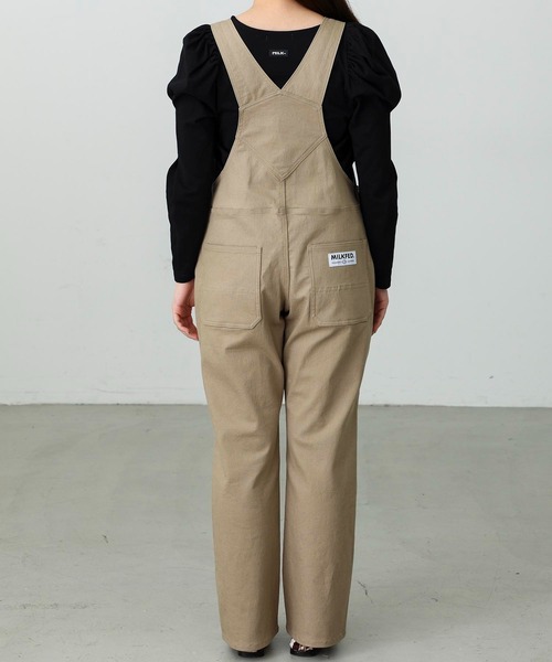 MILKFED.（ミルクフェド）の「OVERALL（つなぎ/オールインワン・レディース・ブラック/ベージュ/ブラウン/オリーブ・S/M/XS）」の10枚目の写真