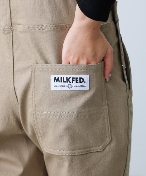 MILKFED.（ミルクフェド）の「OVERALL（つなぎ/オールインワン・レディース・ブラック/ベージュ/ブラウン/オリーブ・S/M/XS）」の15枚目の写真