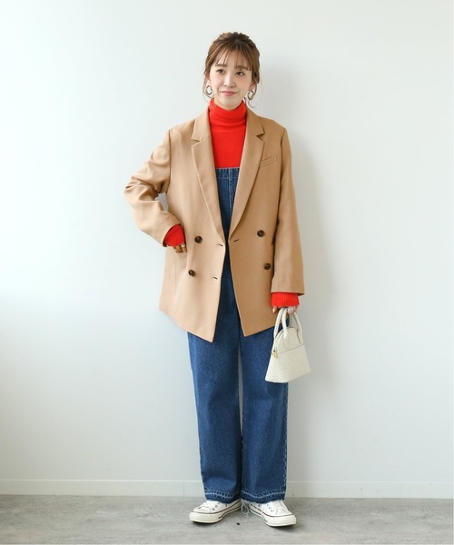 Simplicite（サンプリシテ）の「ダブルテーラードジャケット◆（テーラードジャケット・レディース・ブラック/ベージュ/ネイビー・FREE）」の10枚目の写真