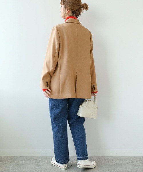 Simplicite（サンプリシテ）の「ダブルテーラードジャケット◆（テーラードジャケット・レディース・ブラック/ベージュ/ネイビー・FREE）」の12枚目の写真