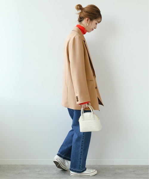 Simplicite（サンプリシテ）の「ダブルテーラードジャケット◆（テーラードジャケット・レディース・ブラック/ベージュ/ネイビー・FREE）」の13枚目の写真