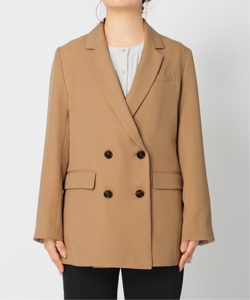 Simplicite（サンプリシテ）の「ダブルテーラードジャケット◆（テーラードジャケット・レディース・ブラック/ベージュ/ネイビー・FREE）」の22枚目の写真