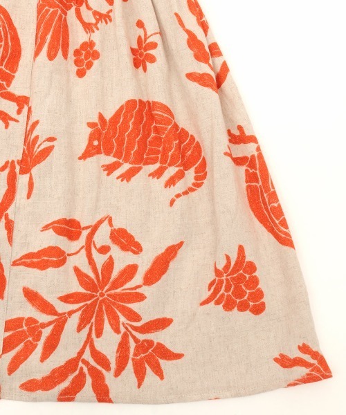 チチカカ（チチカカ）の「オトミプリントワンピース（ワンピース・レディース・ブラック/アイボリー・FREE）」の12枚目の写真