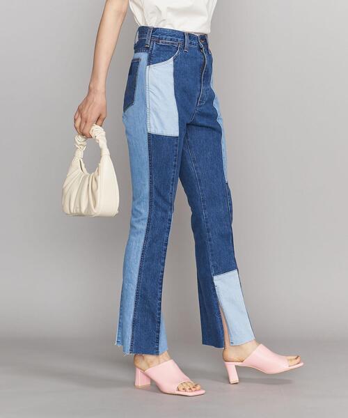 Wrangler（ラングラー）の「【別注】＜Wrangler＞リメイクデザイン フレアデニムパンツ ∴（デニムパンツ・レディース・ネイビー・S/M）」の10枚目の写真