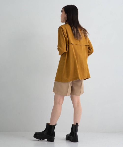 bohmal（ボマール）の「リネンベストレイヤードシャツ（シャツ/ブラウス・レディース・ホワイト/マスタード/テラコッタ・FREE）」の20枚目の写真