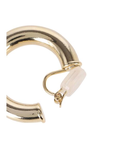 EMODA(エモダ)の「タンクフープイヤリング(イヤリング・レディース・シルバー/ゴールド・FREE)」の4枚目の写真