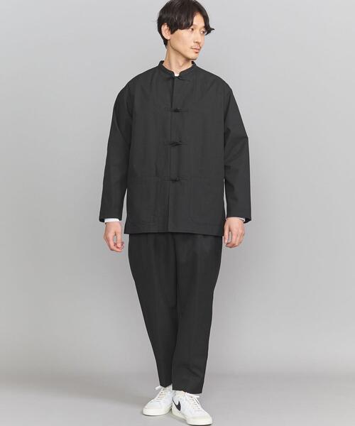 BEAUTY&YOUTH UNITED ARROWS（ビューティーアンドユースユナイテッドアローズ）の「BY バルジ ツイル 1P アンクル パンツ（スラックス・メンズ・ナチュラル/モカ/ブラック・S/M/L/XL）」の12枚目の写真